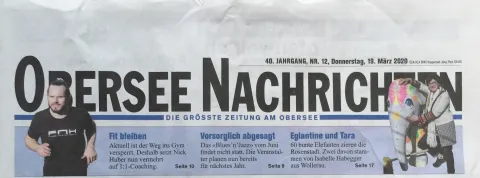 Obersee Nachrichten | Zwei Elefanten, viel Bedeutung