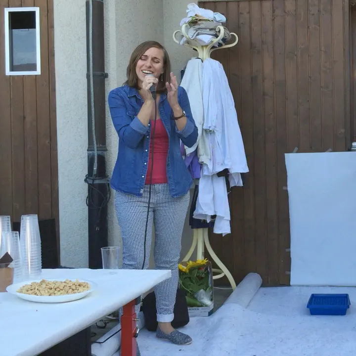 Performance 2015  mit Michaela Iwanosvky | 10 Jahres Atelier ISA Jubiläum