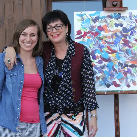 Performance 2015  mit Michaela Iwanosvky | 10 Jahres Atelier ISA Jubiläum